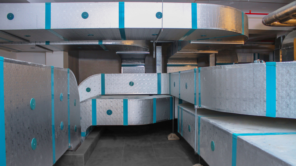 Hvac systems for hospital , duct and diffuzor.