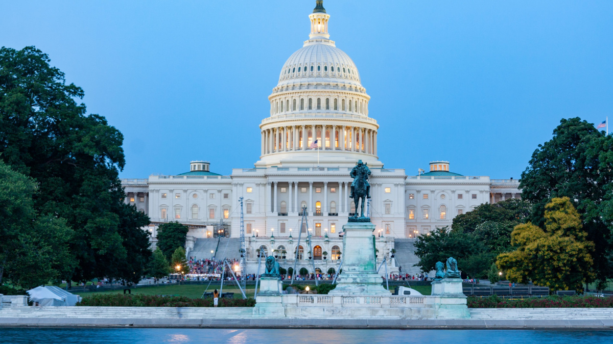 United States of America Capitol building in Washington, D. C.