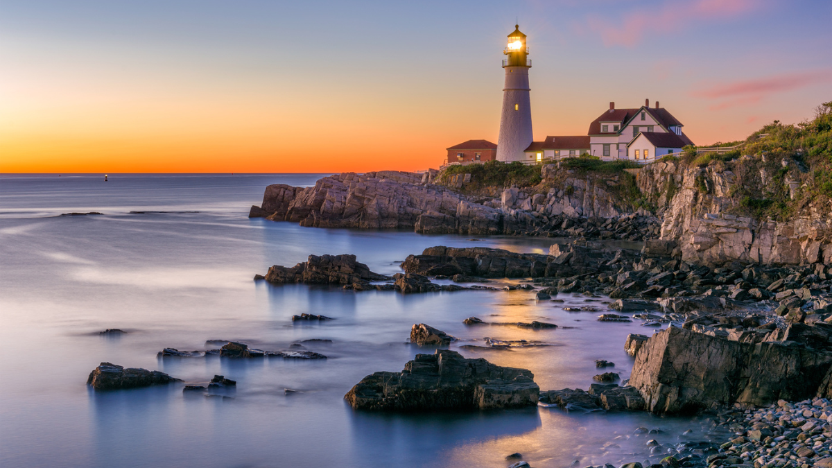 Portland Head Light Maine.