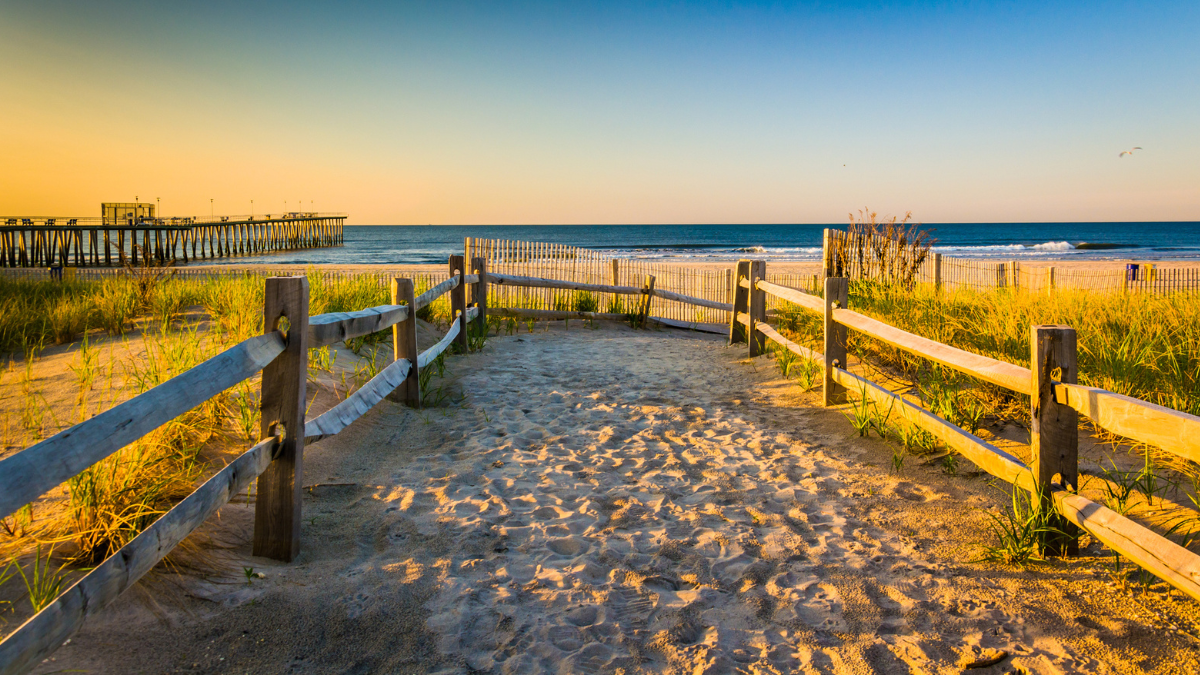 New Jersey beach.
