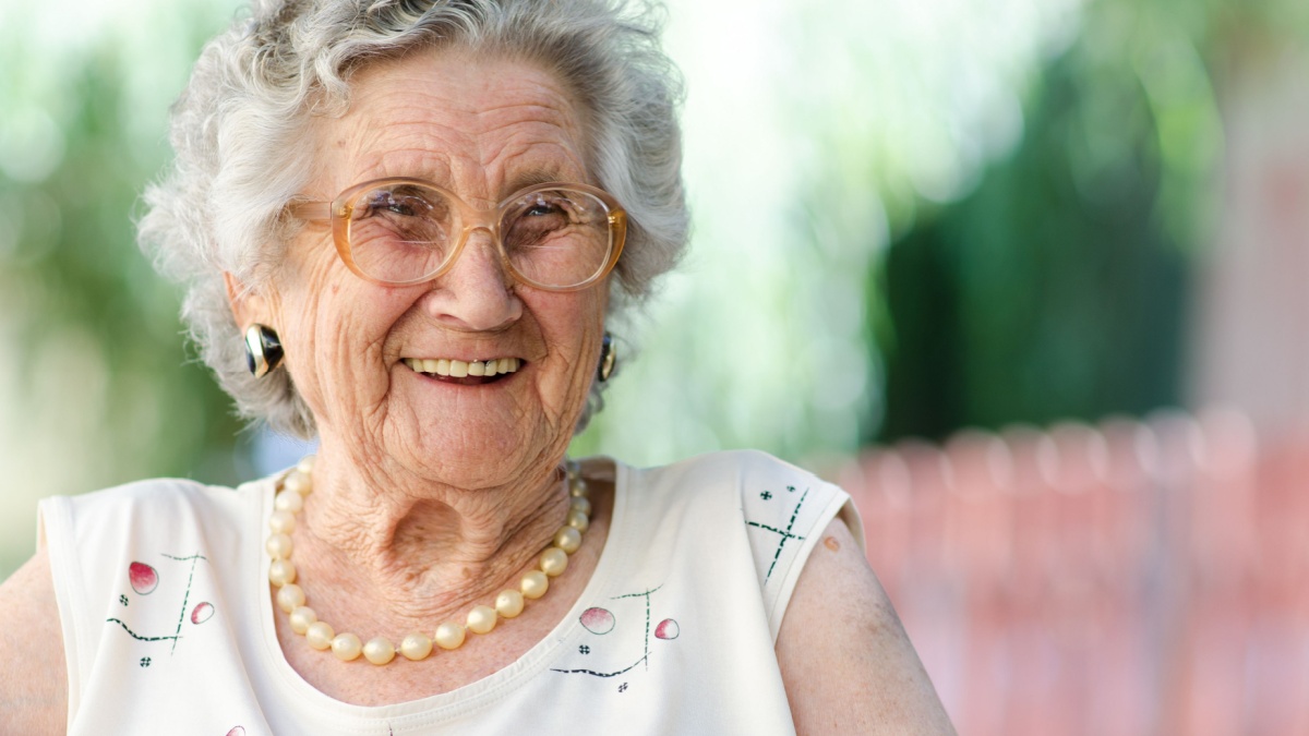 Portrait of a old woman.