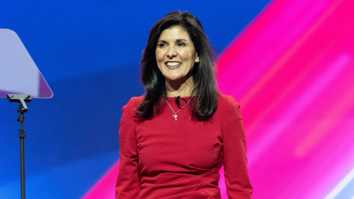 Nikki Haley speaks on the 2nd day of CPAC Washington, DC conference at Gaylord National Harbor Resort Convention on March 3, 2023