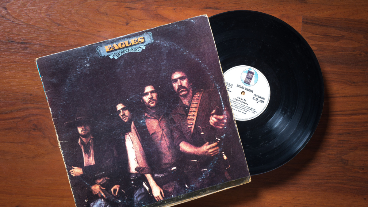 vinyl music album Desperado by the band the Eagles.