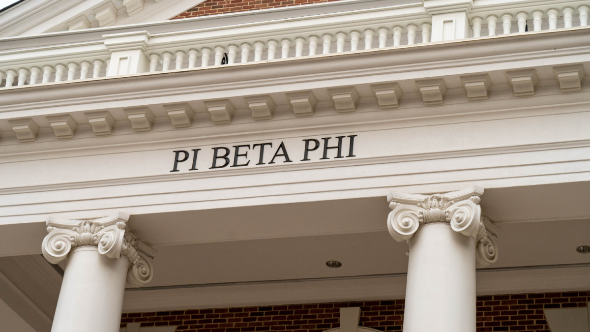 The Pi Beta Phi sorority house on the campus of the University of Alabama.