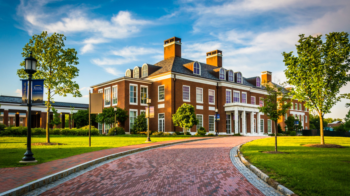 Mason Hall, at John Hopkins University in Baltimore, Maryland.