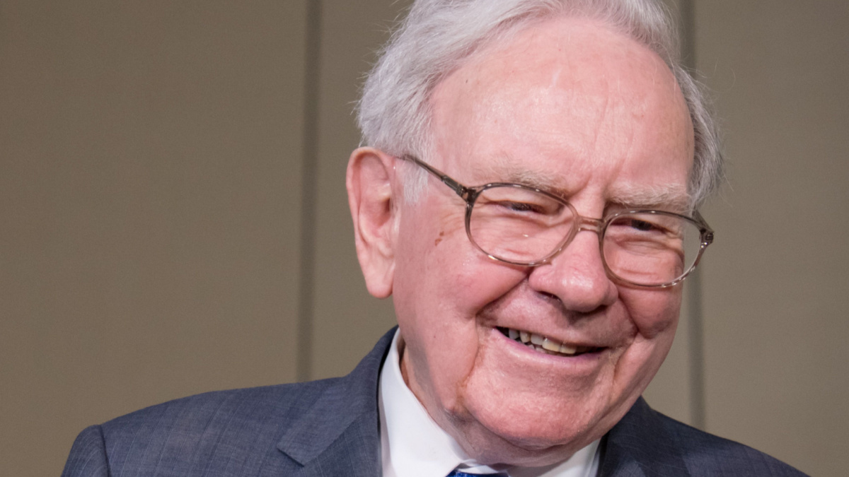 Warren Buffett, chairman and CEO of Berkshire Hathaway is interviewed after the annual Berkshire Hathaway shareholders meeting held at the CenturyLink Center in Omaha, Neb. on Saturday, May.