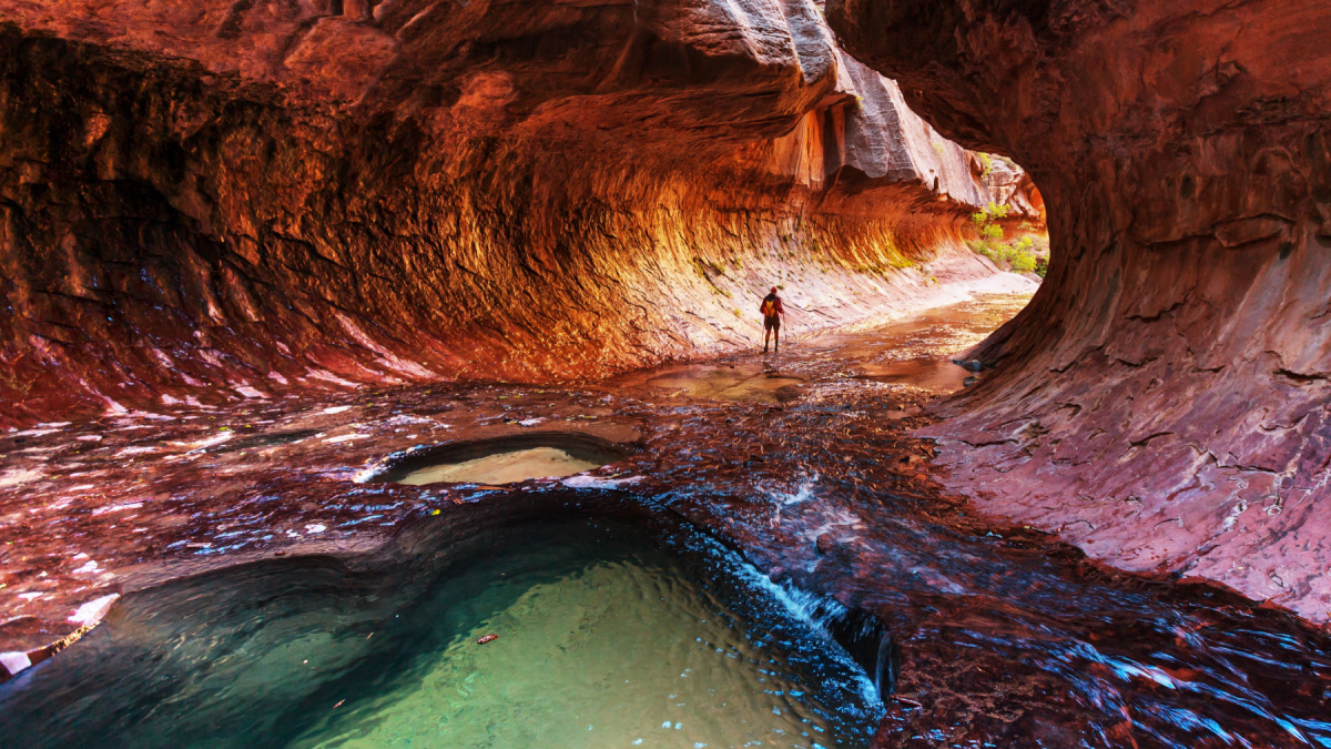 Narrows in Zion National Park, Utah.