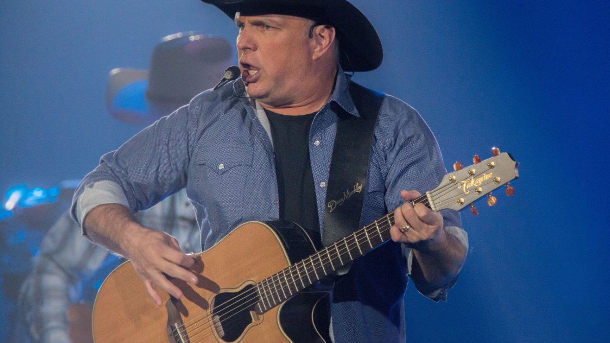Garth Brooks performs before a sold out crowd at the Sleep Train Arena in Sacramento, CA.
