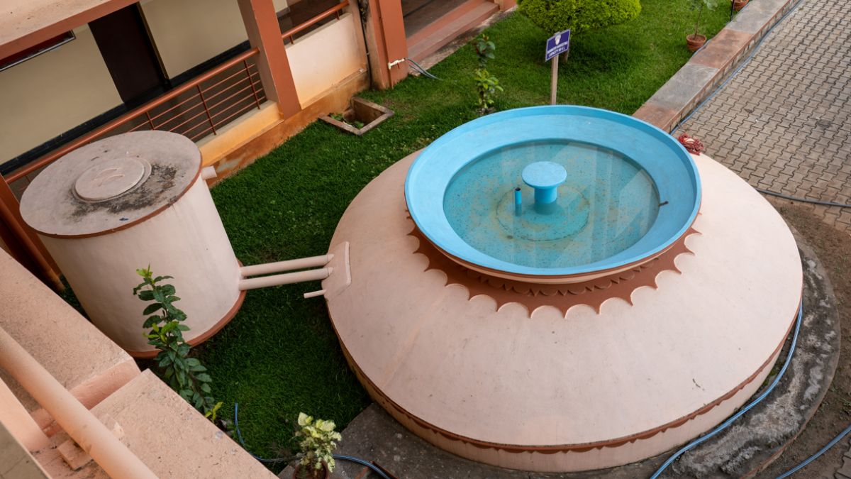 Rain water harvesting water storage under ground