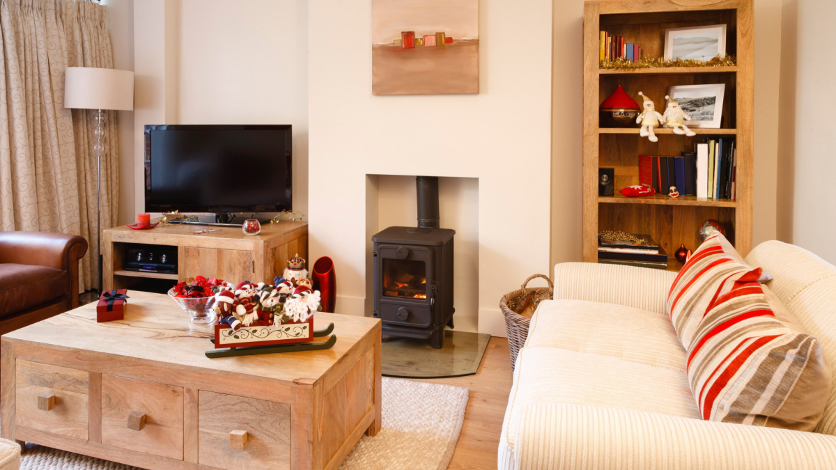 Modern christmas interior