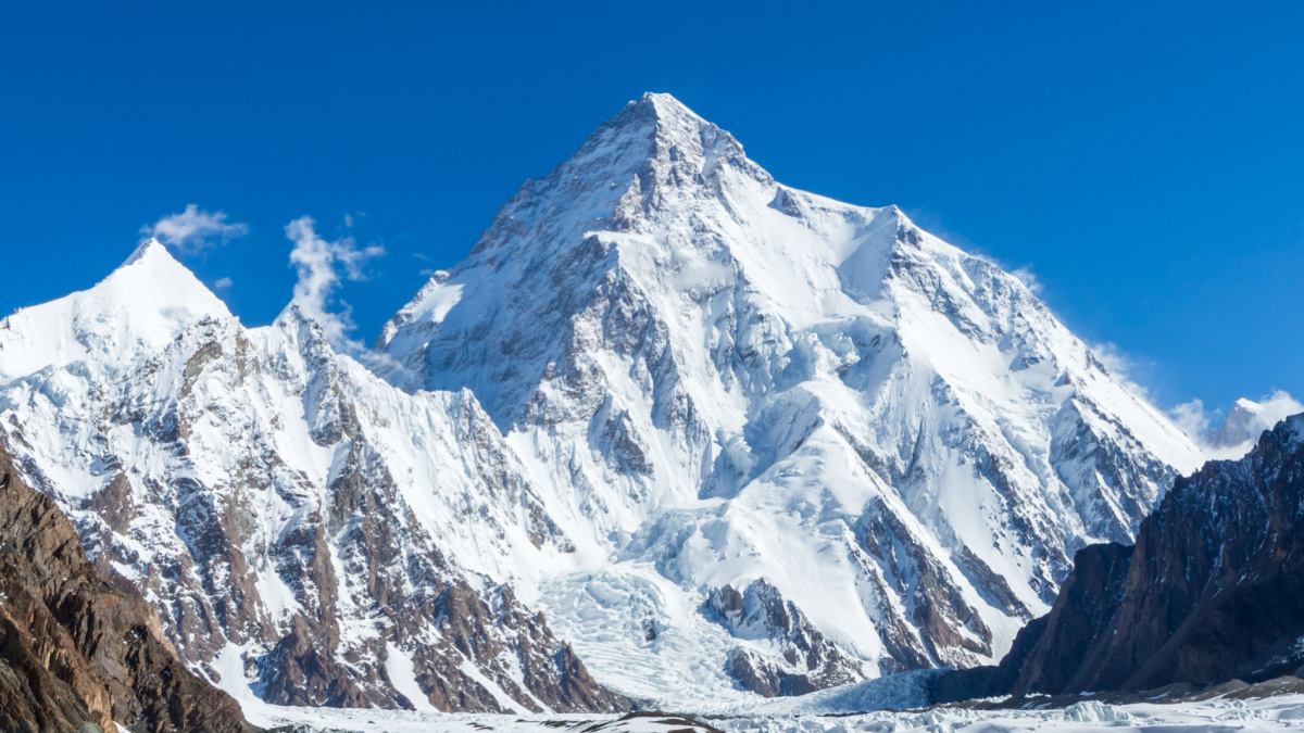 K2 mountain peak, second highest mountain in the world, K2 trek, Pakistan, Asia