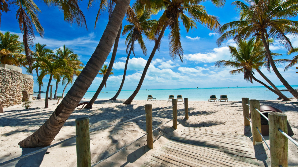 footbridge to the beach - Key West