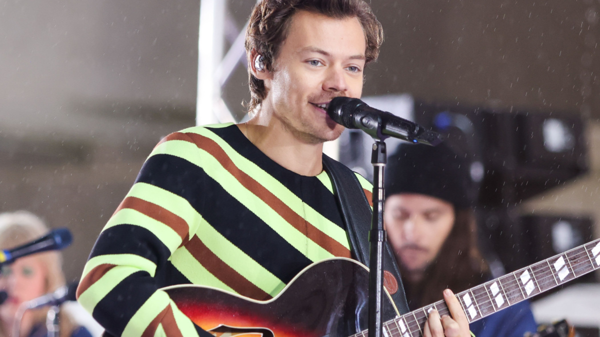 Singer Harry Styles performs on NBC's