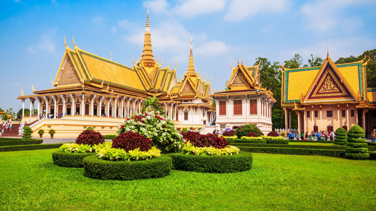 The Royal Palace is the royal residence of the king of Cambodia in Phnom Penh in Cambodia
