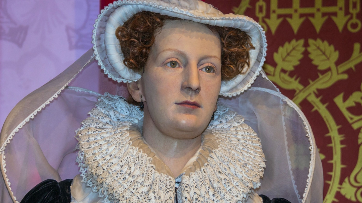 Mary, Queen of Scots (1542-1587) wax figure At Madame Tussauds Museum