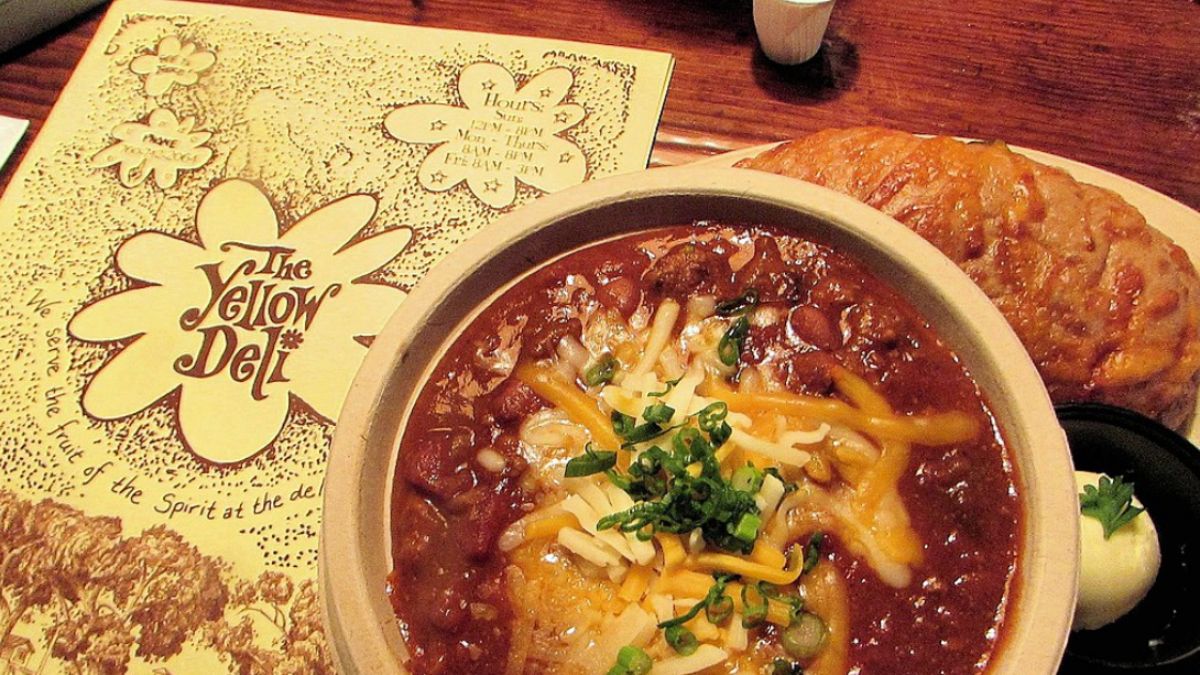 The Yellow Deli menu and picture of food