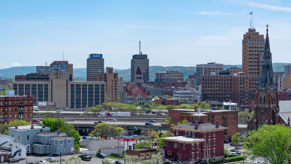 Daytime skyline of Syracuse, New York