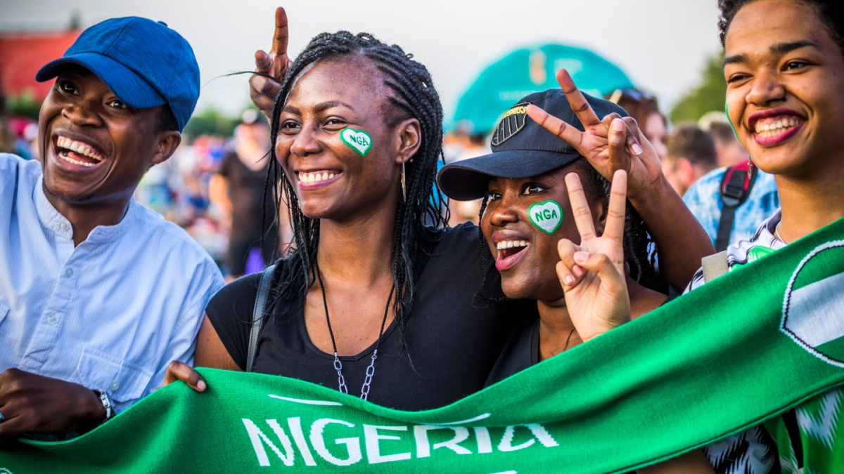 Nigerian football fans