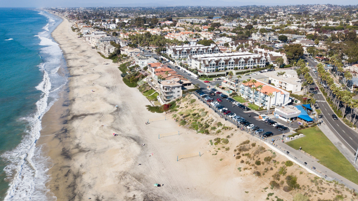 Carlsbad, California beach waves landscape views