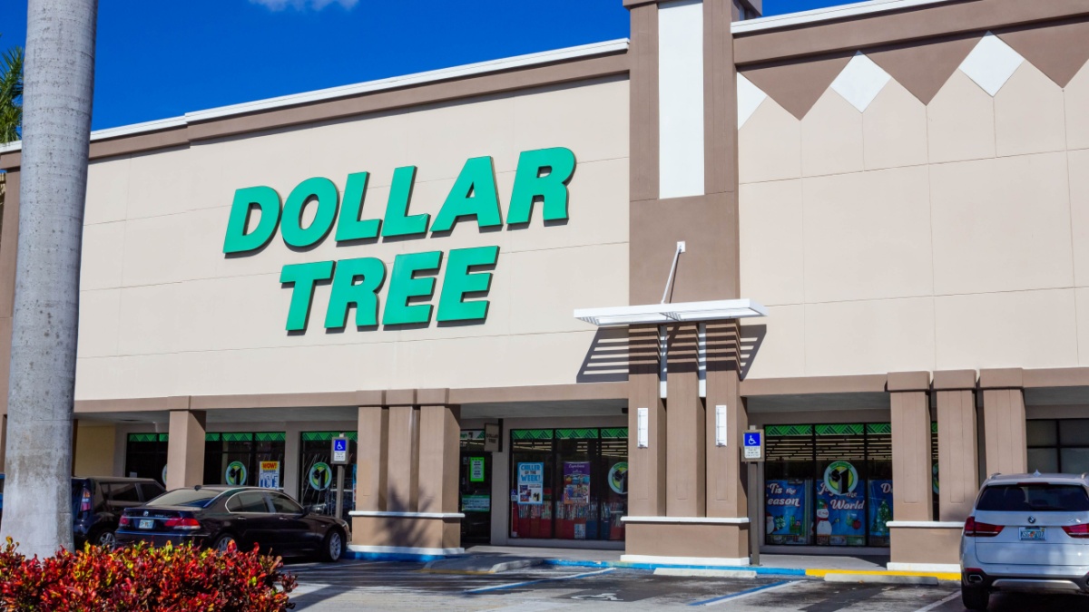 Miami, USA - November 30, 2019: Dollar Tree shop at sunny day at Miami.