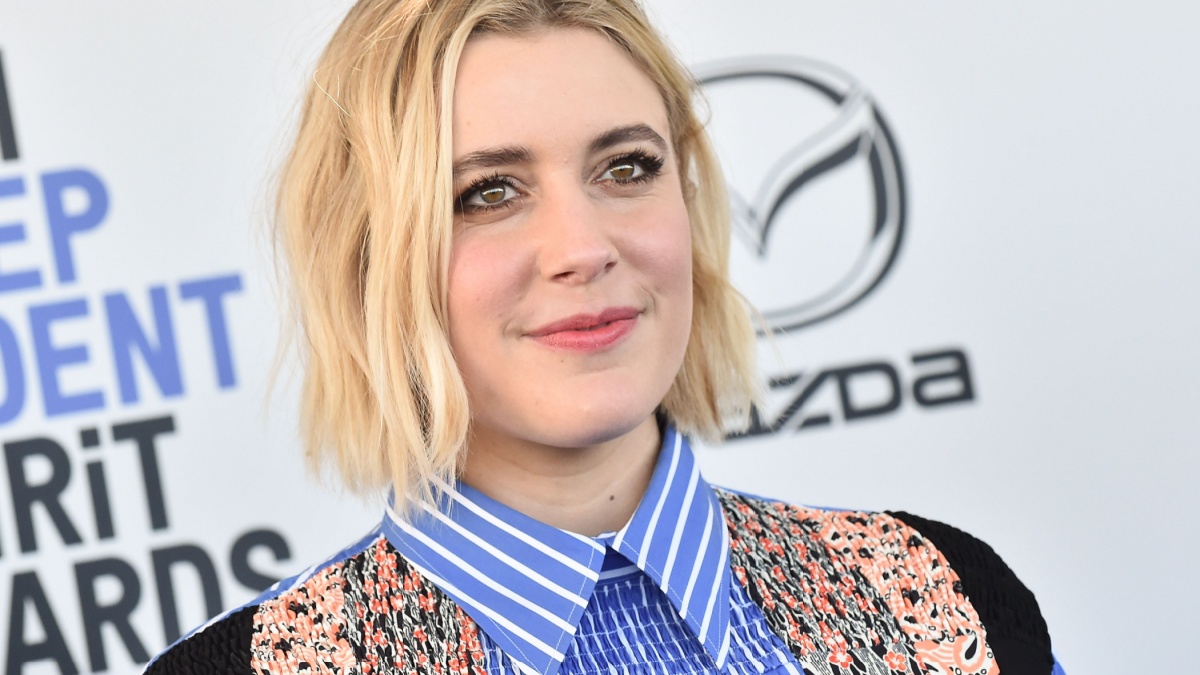 LOS ANGELES - JAN 06: Greta Gerwig arrives for the Film Independent Spirit Awards 2020 on February 08, 2020 in Santa Monica, CA.