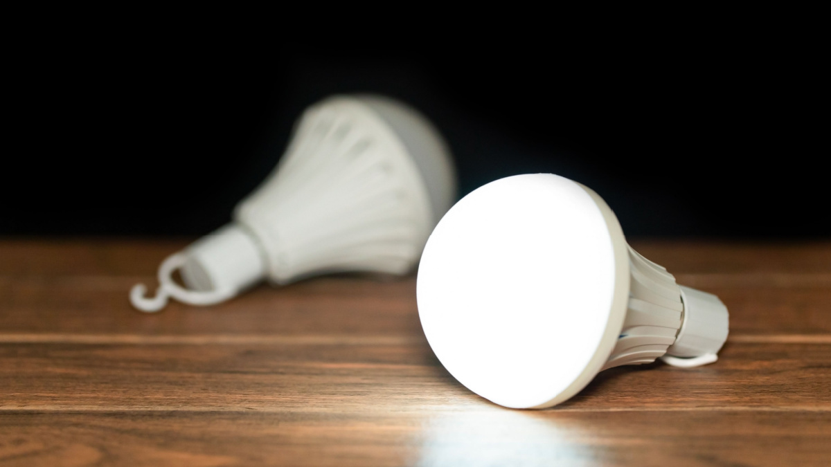 8 Ways Frugal Homeowners Can Save Money on Their Energy Bill 3 Two white emergency led bulbs with integrated battery