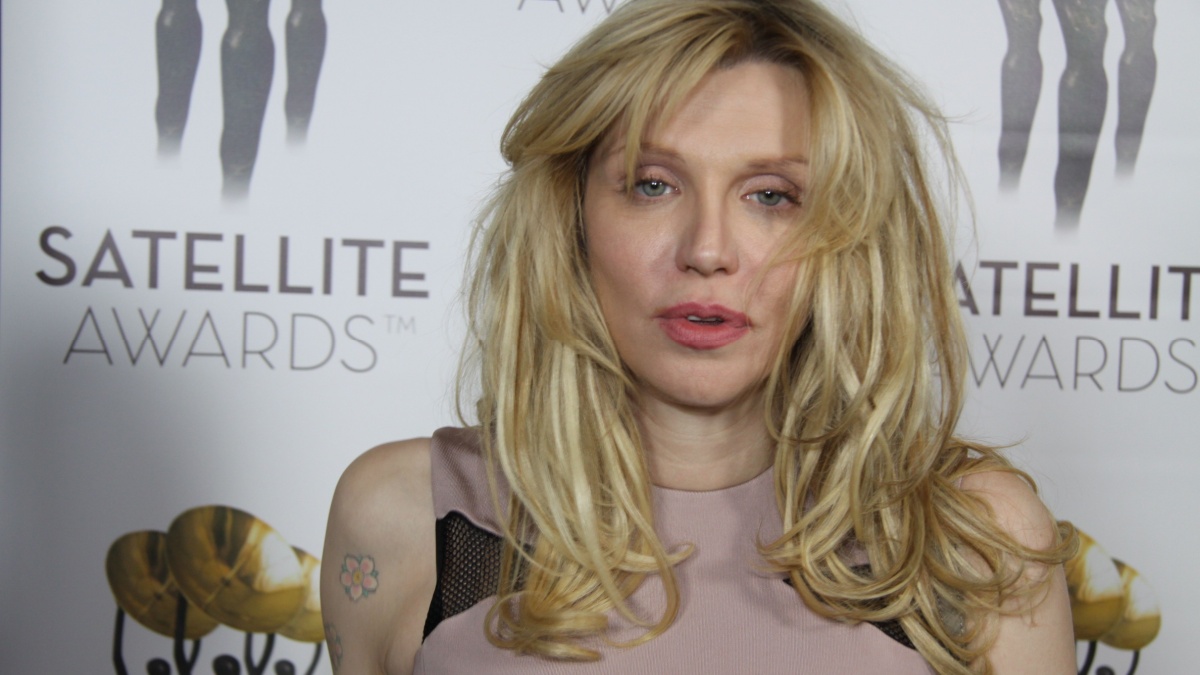 Courtney Love arriving at Satellite Awards on February 23, 2014 in Century City, Los Angeles, Ca.