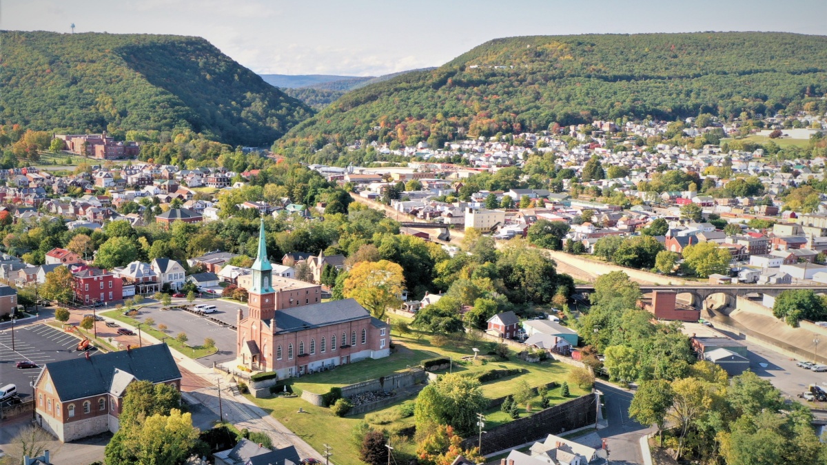 Cumberland Maryland, Church, City, town