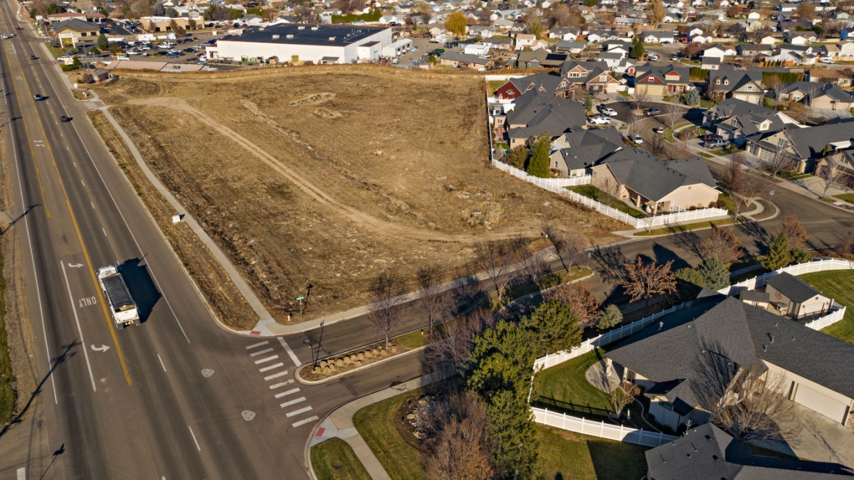 Residential Area with Empty Land in Nampa, Idaho