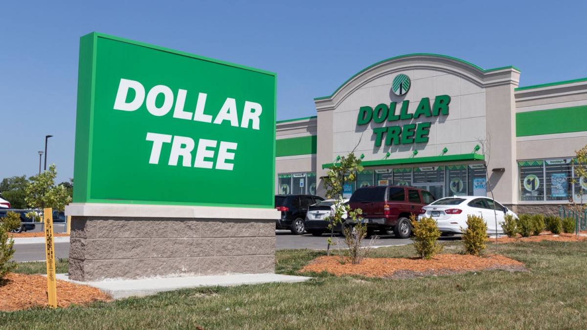 Muncie - Circa August 2021: Dollar Tree Discount Store. Dollar Tree offers an eclectic mix of products for a dollar.
