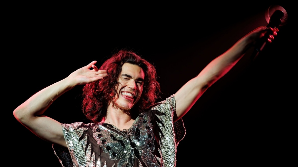 Conan Gray performs on stage at Sant Jordi Club on May 20, 2022 in Barcelona, Spain.