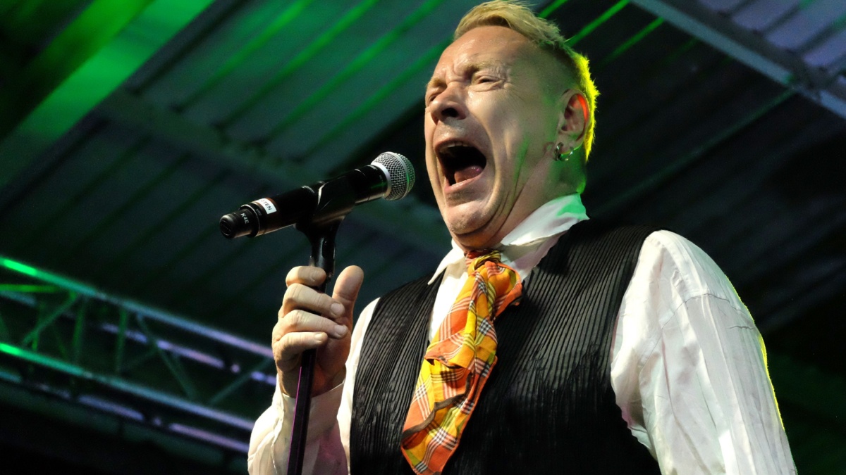 Former Sex Pistol John Lydon with Public Image Ltd (PiL) performing at the Engine Rooms, Southampton, October 4, 2015 in Southampton, Hampshire, UK