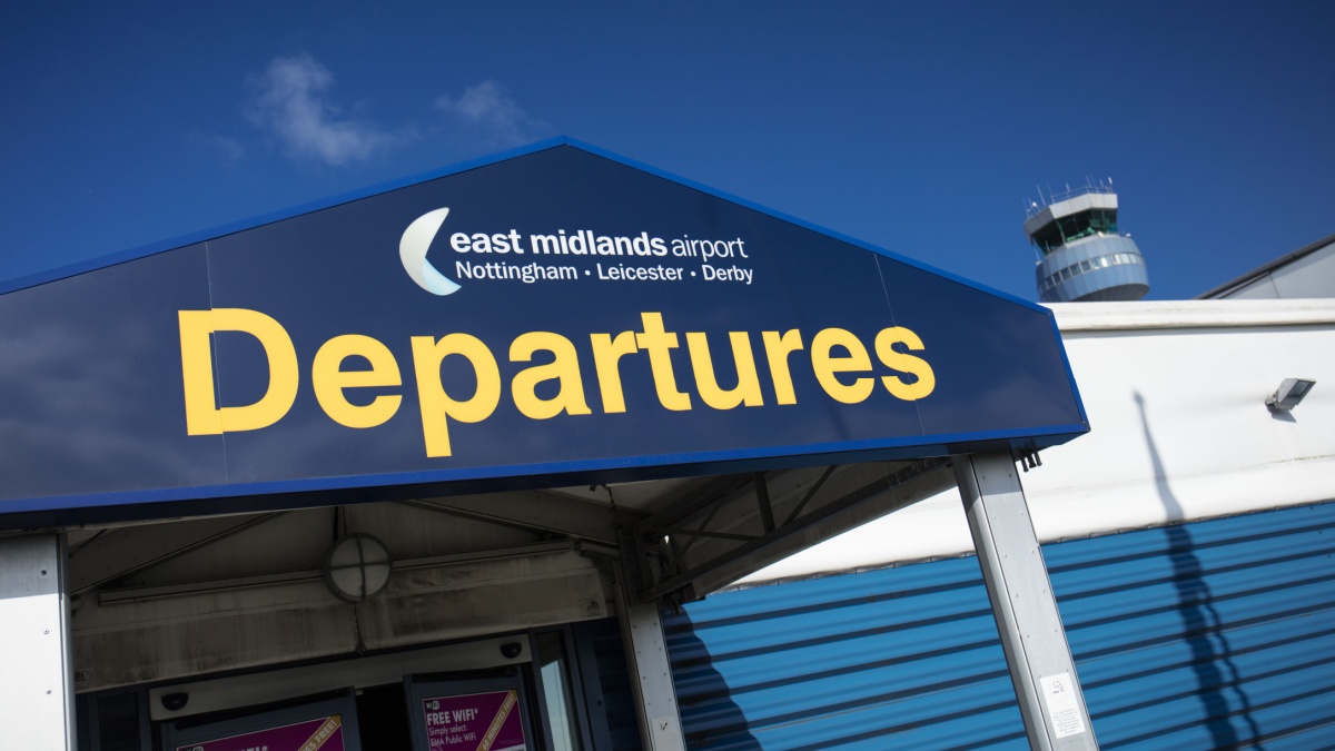 East Midlands Airport, U.K.