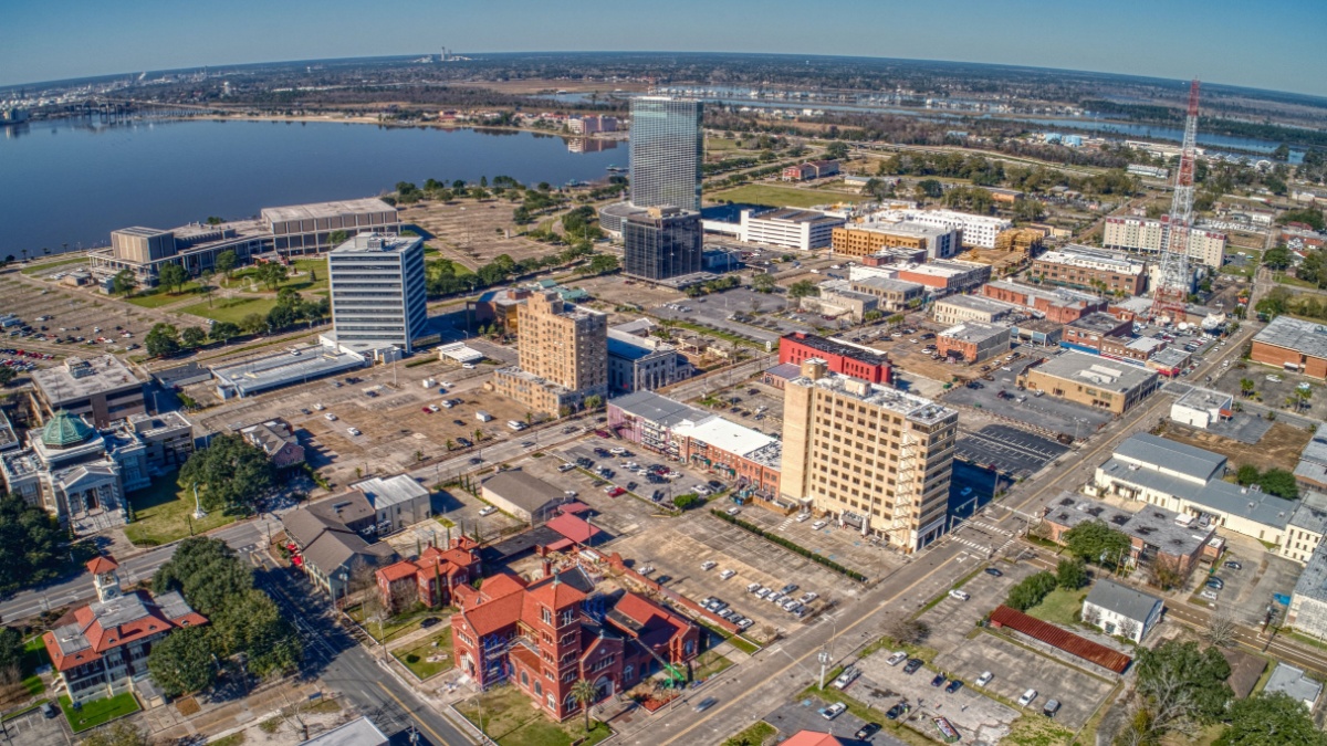 Lake Charles is a Town in Eastern Louisiana