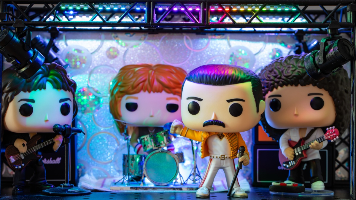 Funko POP vinyl figures of Queen band