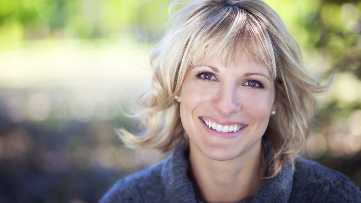 Portrait Of A Mature Woman Smiling.