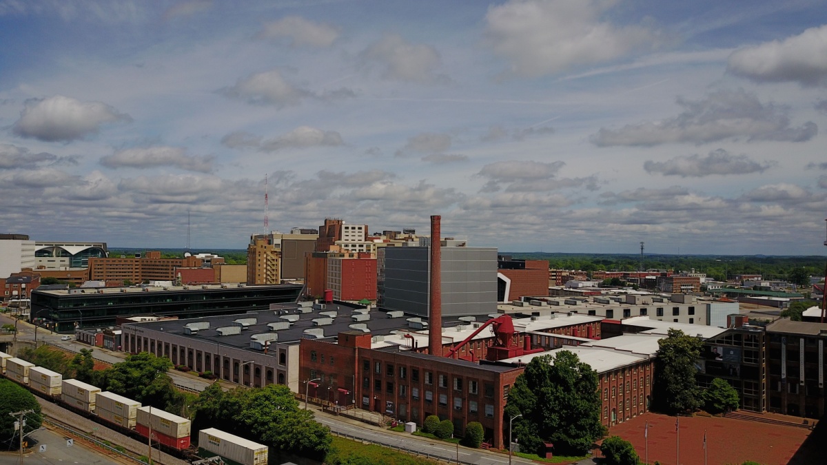 Skyline of High Point, North Carolina