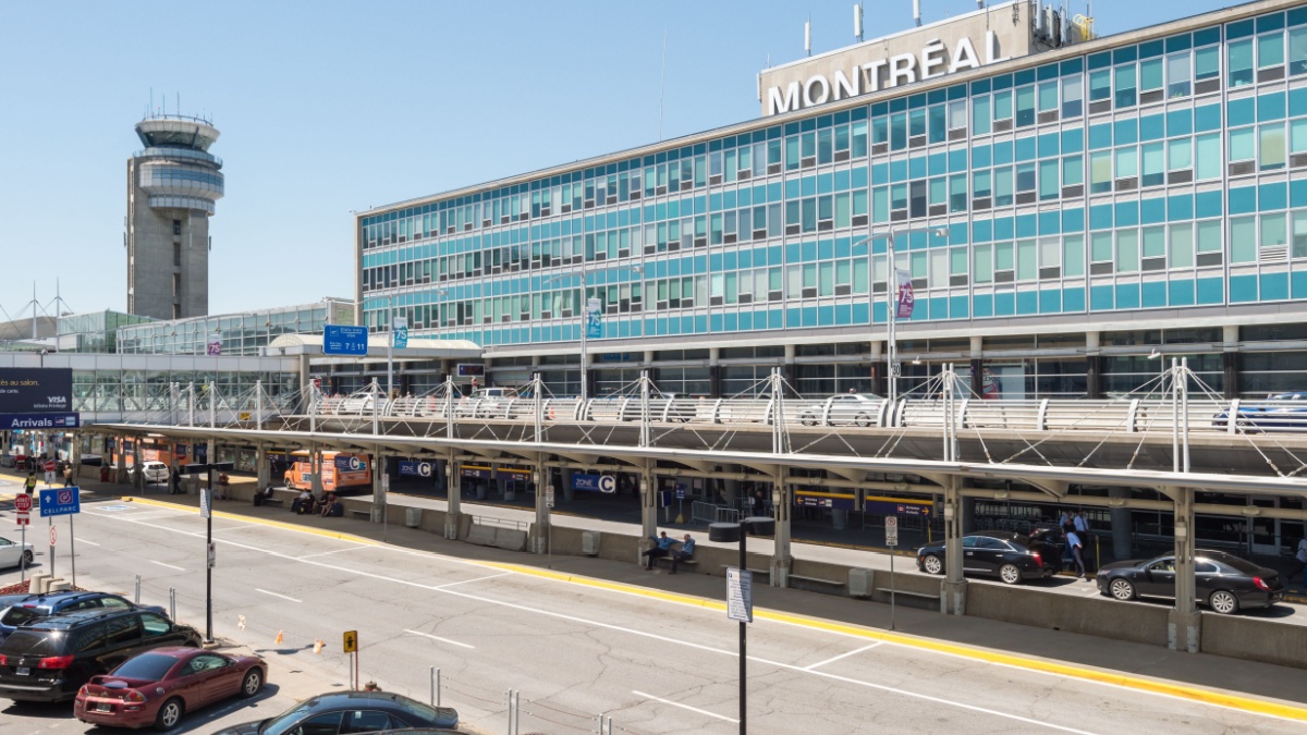 Outside Montreal Pierre Elliott Trudeau International Airport