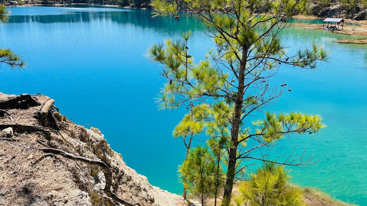 Crystal Blue Lagoon in Huntsville Texas.