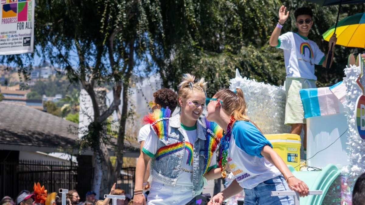 West Hollywood, CA - June 5, 2022: Jojo Siwa at Pride Parade