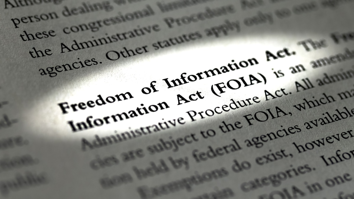 Freedom of Information Act (FOIA)
