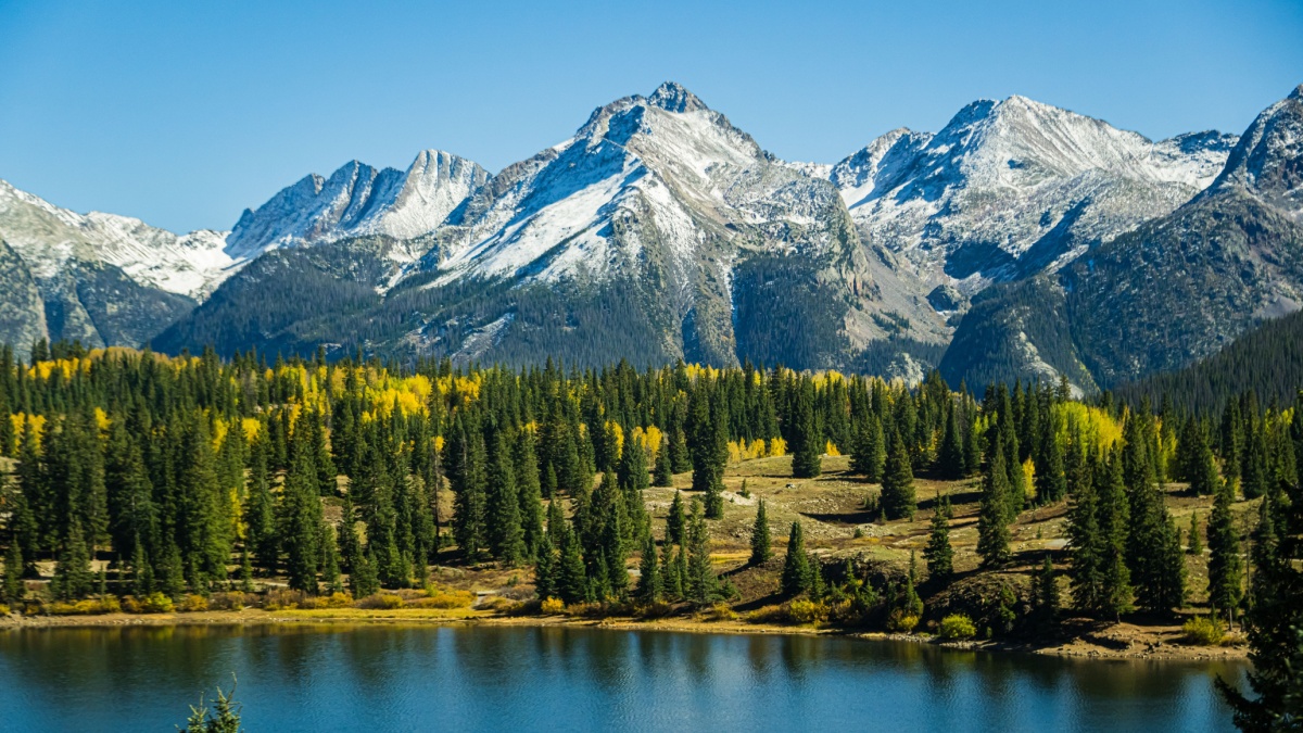 Colorado Rocky Mountains in the Fall.